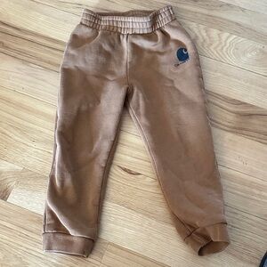 Carhartt Kids Brown Jogger Sweatpants never worn